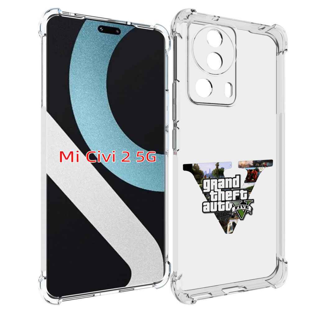 

Чехол MyPads GTA 5 логотип для Xiaomi Civi 2, Прозрачный, Tocco