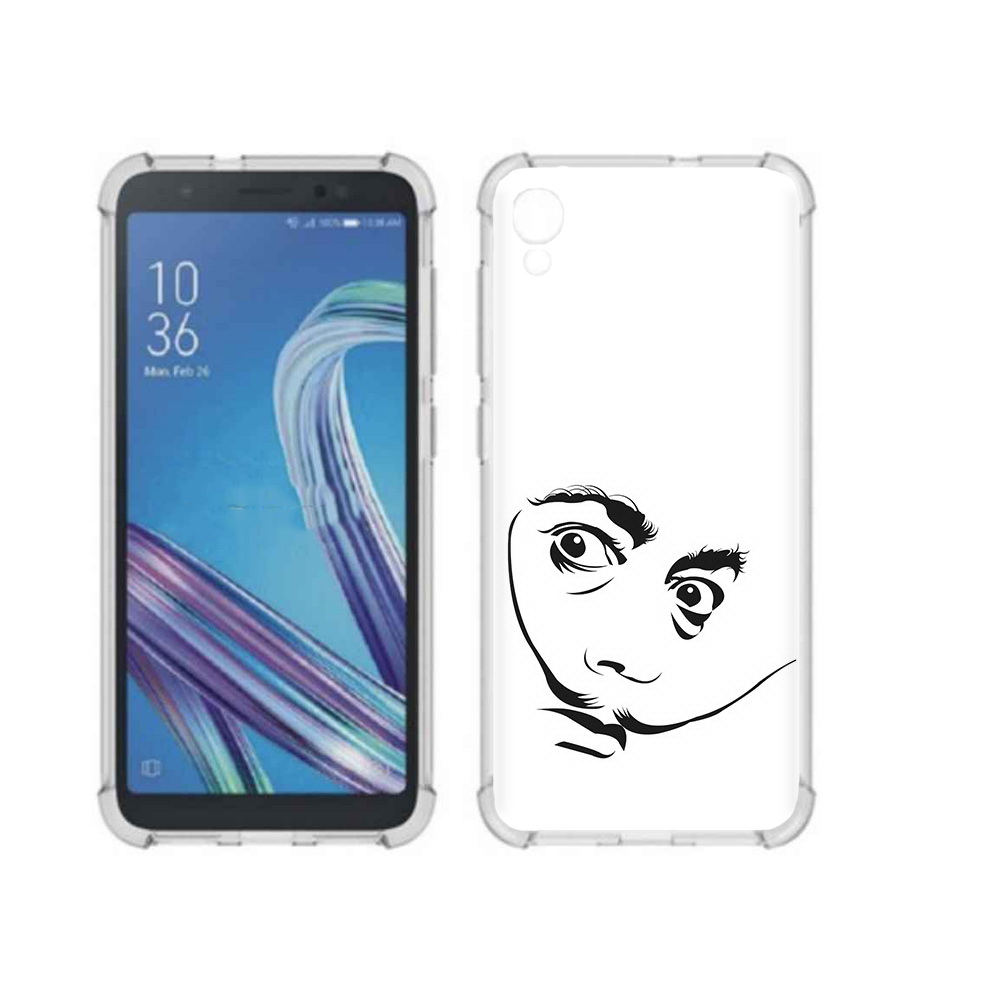 

Чехол MyPads Tocco для Asus ZenFone Live L1 (G552KL) мужчина с длинными усами, Прозрачный, Tocco