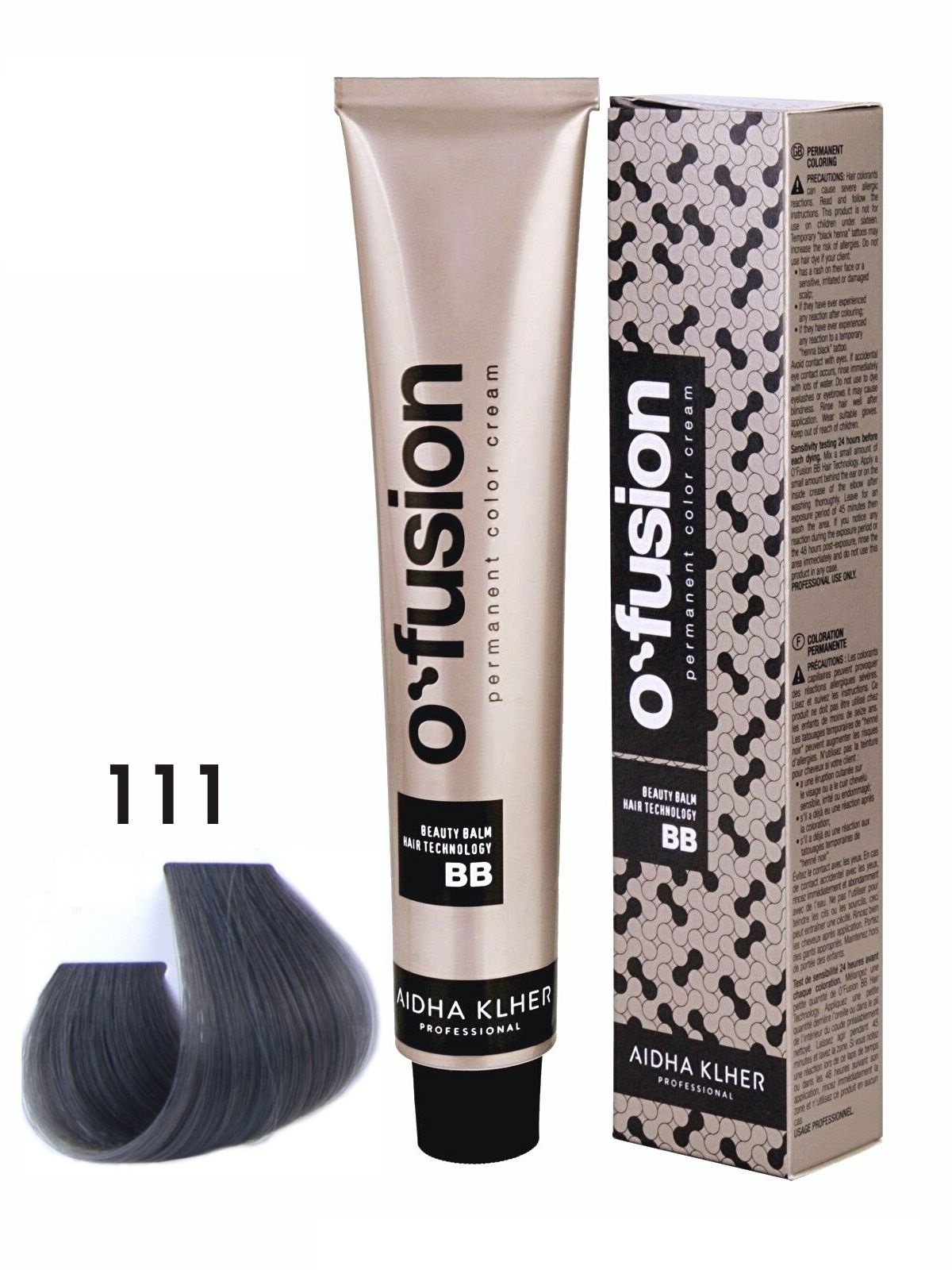 

Профессиональная краска для волос Aidha Klher O'fusion BB-hair technology, 111 микстон, ofusion_mikston