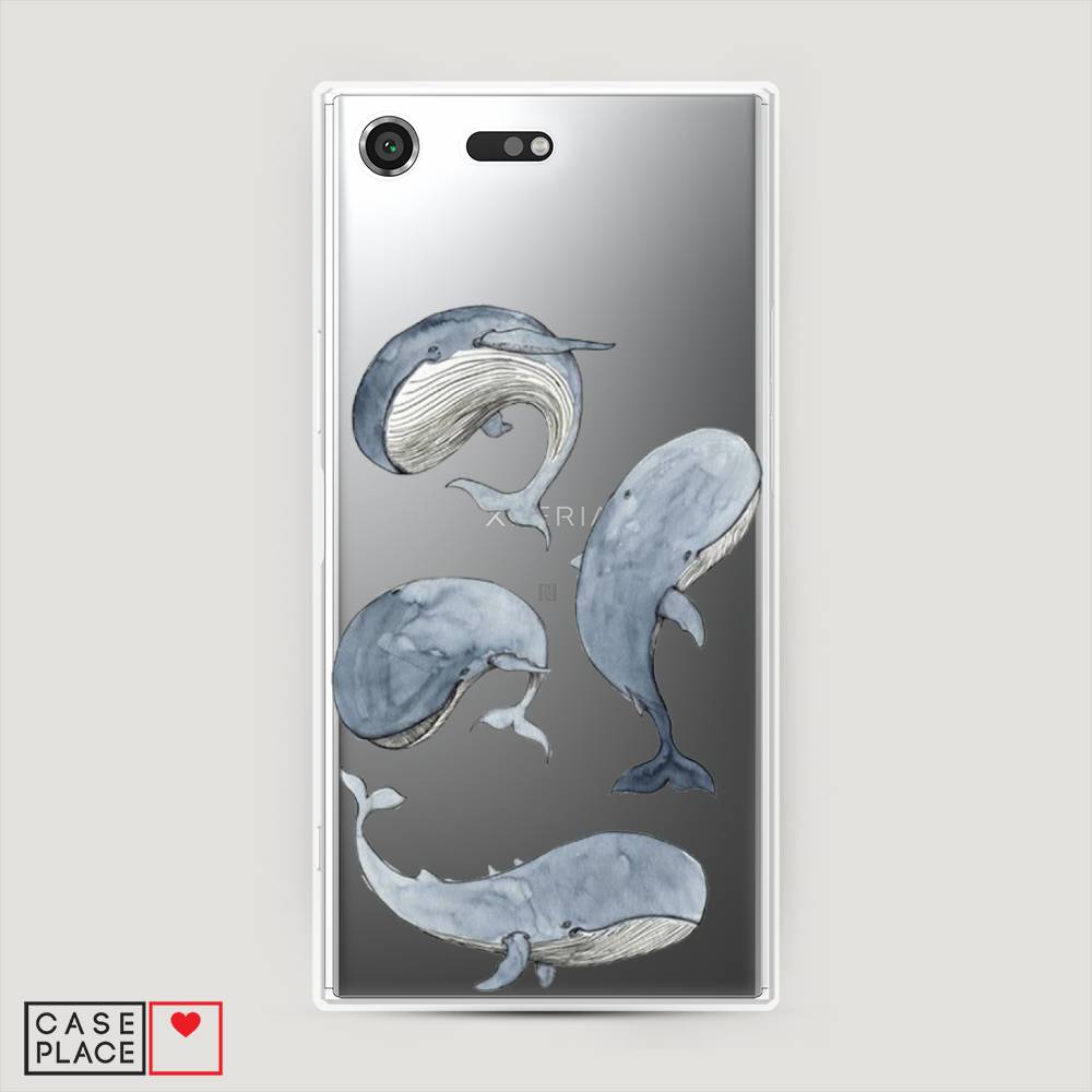 

Чехол Awog на Sony Xperia XZ Premium "Киты", Разноцветный, 52450-1