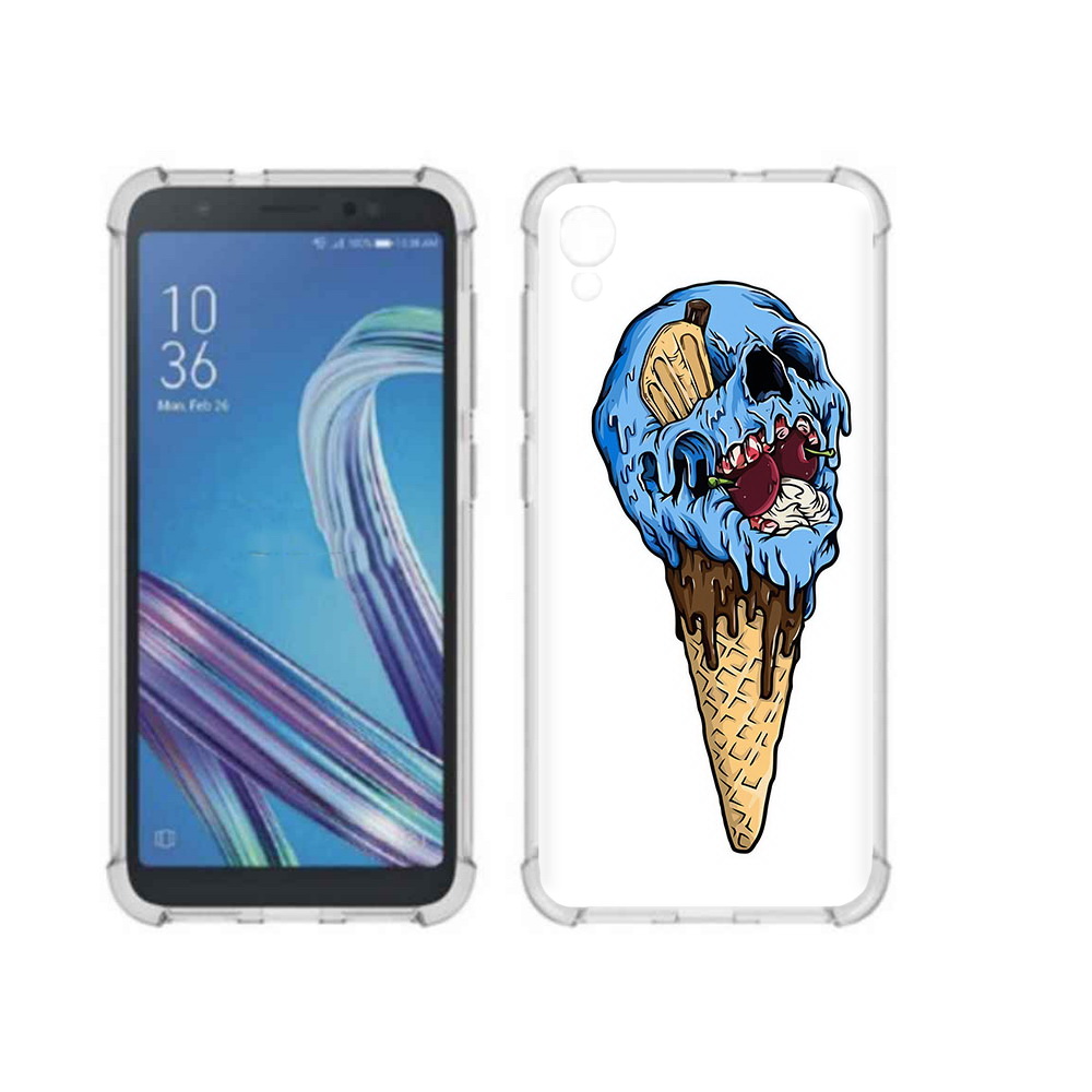 Чехол MyPads Tocco для Asus ZenFone Live L1 (G552KL) мороженное череп (PT113202.648.484)