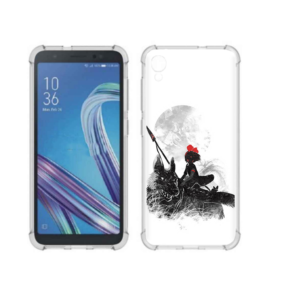 

Чехол MyPads Tocco для Asus ZenFone Live L1 (G552KL) мононоке (PT113202.648.481), Прозрачный, Tocco