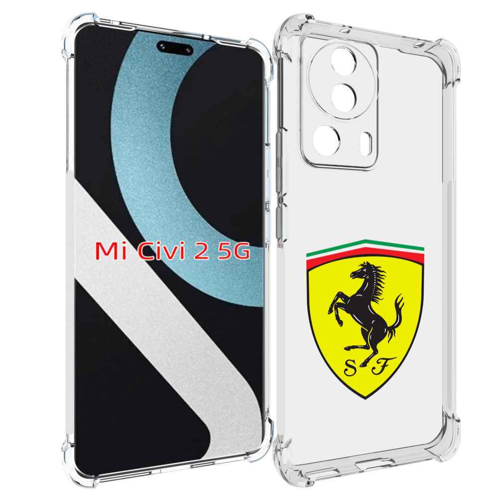 

Чехол MyPads Ferrari-3 мужской для Xiaomi Civi 2, Прозрачный, Tocco