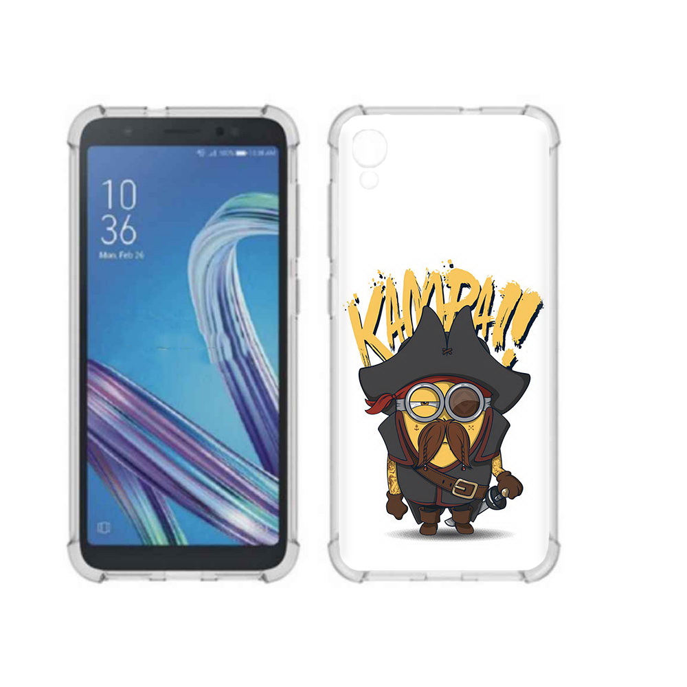 

Чехол MyPads Tocco для Asus ZenFone Live L1 (G552KL) миньон пират (PT113202.648.476), Прозрачный, Tocco