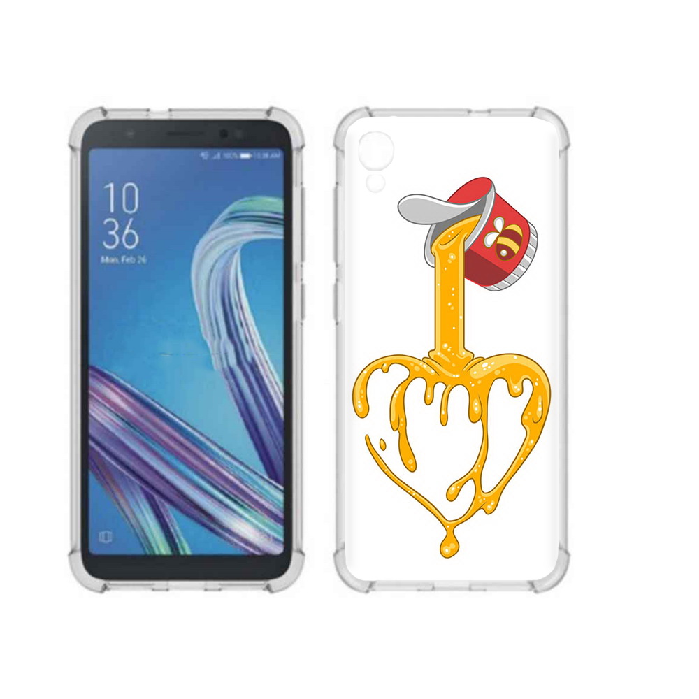 

Чехол MyPads Tocco для Asus ZenFone Live L1 (G552KL) медовое сердце (PT113202.648.471), Прозрачный, Tocco