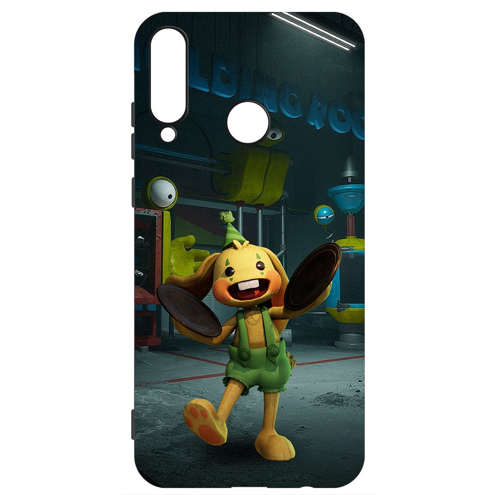 

Чехол-накладка Софт Хаги Ваги - Крольчонок Бонзо для Huawei Y6P, Черный