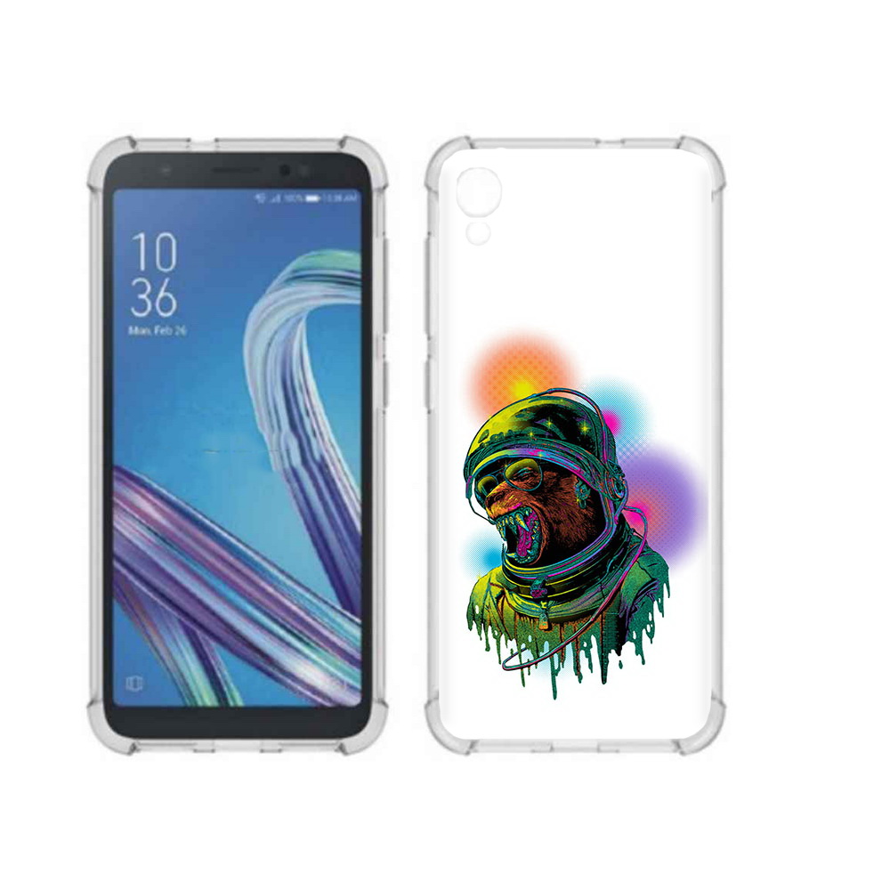 

Чехол MyPads Tocco для Asus ZenFone Live L1 (G552KL) медведь космонавт (PT113202.648.466), Прозрачный, Tocco