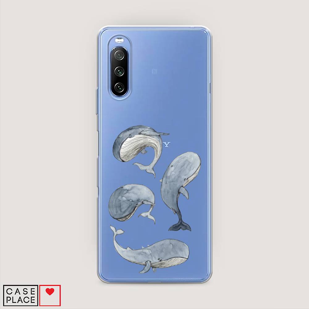 

Чехол Awog на Sony Xperia 10 III "Киты", Разноцветный, 54950-1