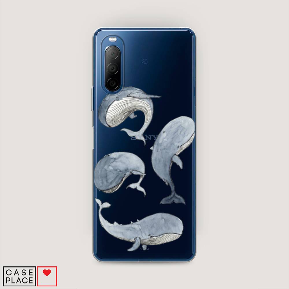 

Чехол Awog на Sony Xperia 10 II "Киты", Разноцветный, 54650-1