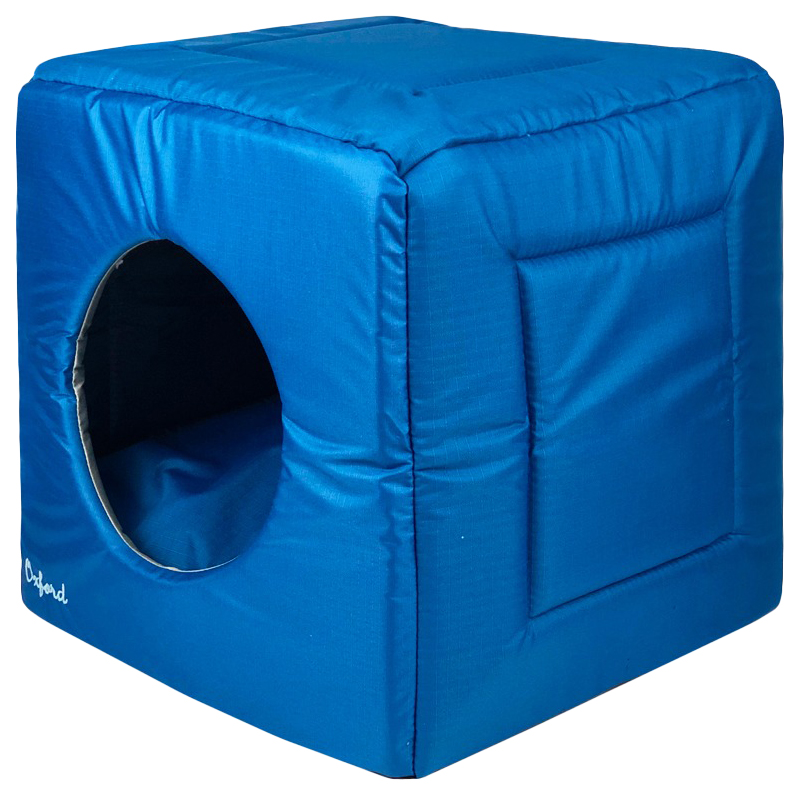 

Дом куб-трансформер ZooExpress Oxford №1, синий-серый, 42x42x40 см, Куб-трансформер