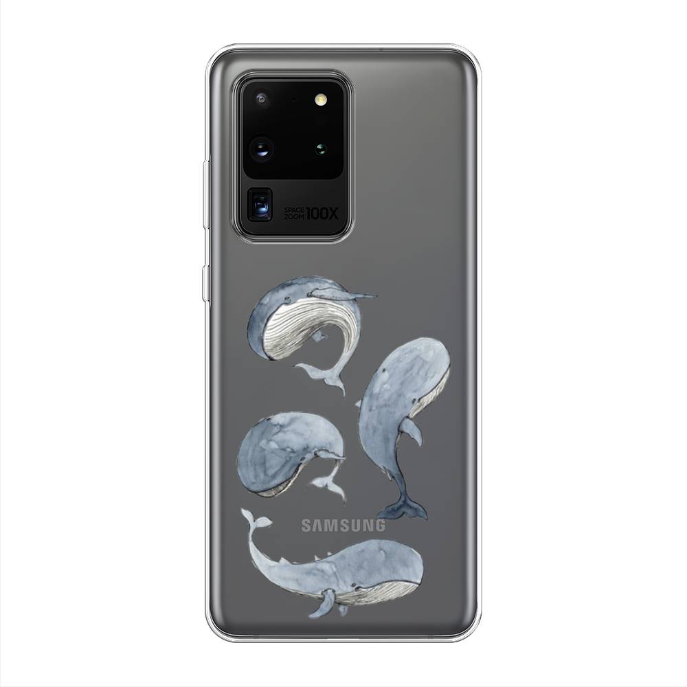 

Чехол Awog на Samsung Galaxy S20 Ultra "Киты", Разноцветный, 29450-1