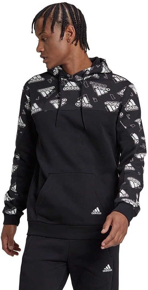 Худи мужское Adidas Fleece Gfx Hoodie черное XS 6239₽