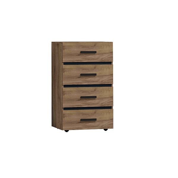 фото Комод nature 45, деревянный с выдвижными ящиками, для хранения вещей, одежды, в комнату арника