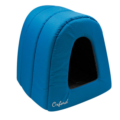 

Дом-тоннель ZooExpress Oxford №1, синий-серый, 40x34x34 см, Туннель