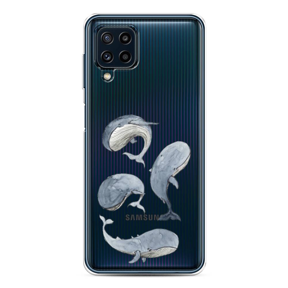 

Чехол Awog на Samsung Galaxy M32 / Самсунг M32 "Киты", Разноцветный, 2103550-1