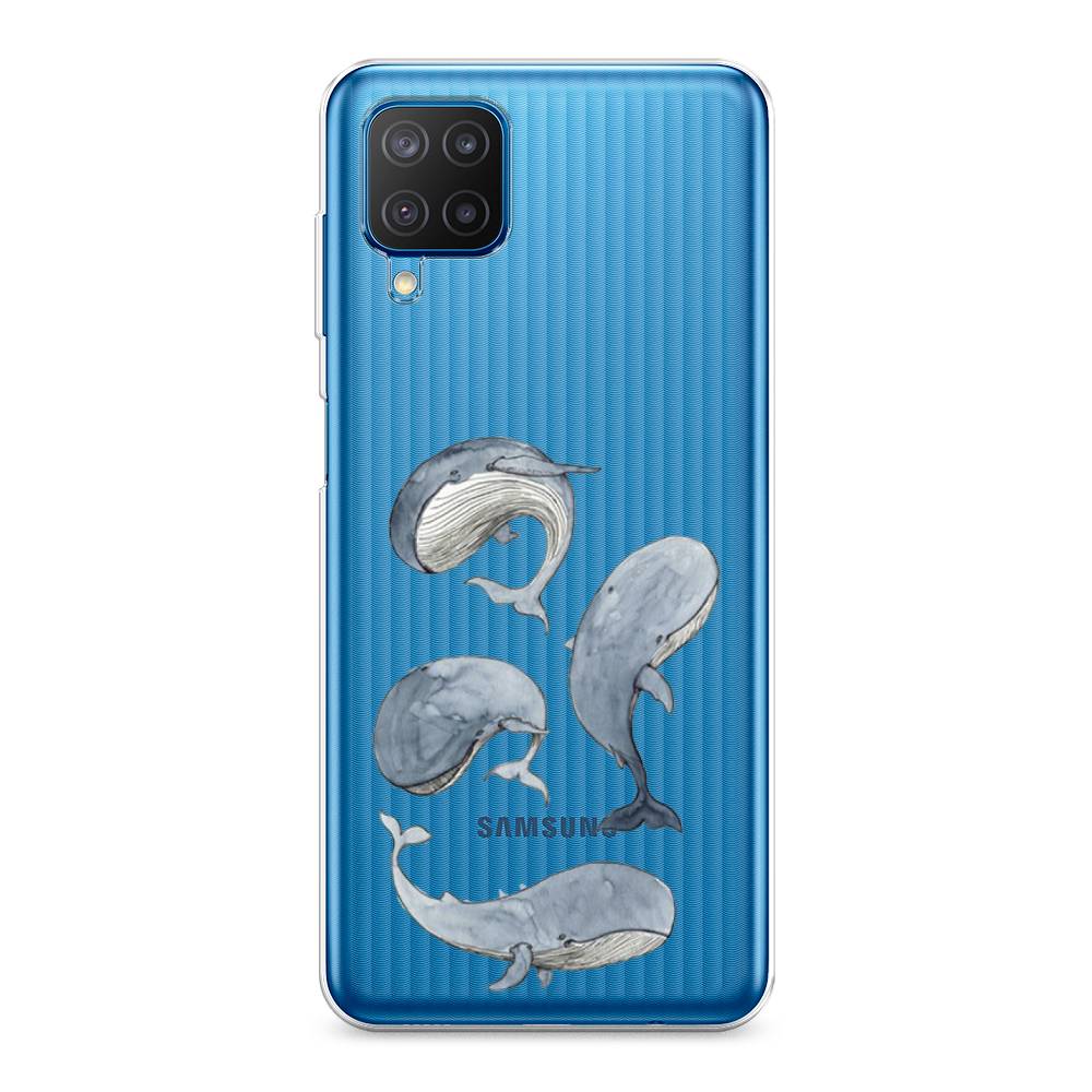 

Чехол Awog на Samsung Galaxy M12 / Самсунг M12 "Киты", Разноцветный, 2102650-1