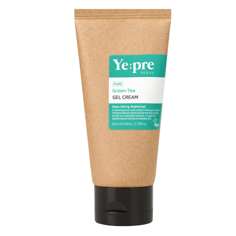 Крем-гель для лица Ye:pre с зеленым чаем Green Tea Gel Cream, 80мл