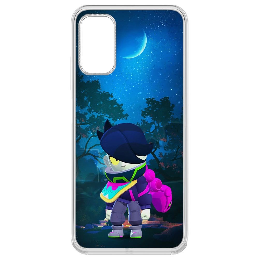 

Чехол-накладка Brawl Stars-Орочи Эдгар для Xiaomi Poco M3 Pro, Прозрачный