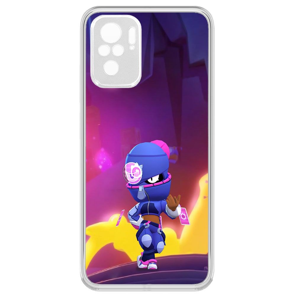Чехол-накладка Brawl Stars-Ниндзя Тара для Xiaomi Redmi Note 10/ Note 10S