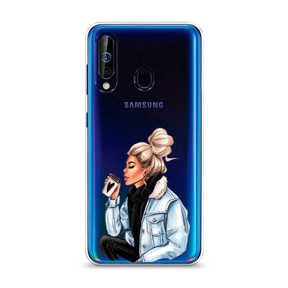 

Чехол Awog на Samsung Galaxy A60/M40 "Cute girl", Разноцветный, 28250-7