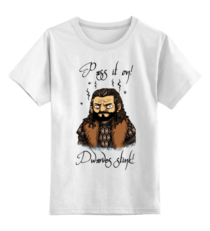 

Детская футболка Printio Хоббит the hobbit цв.белый р.152, 0000000787384