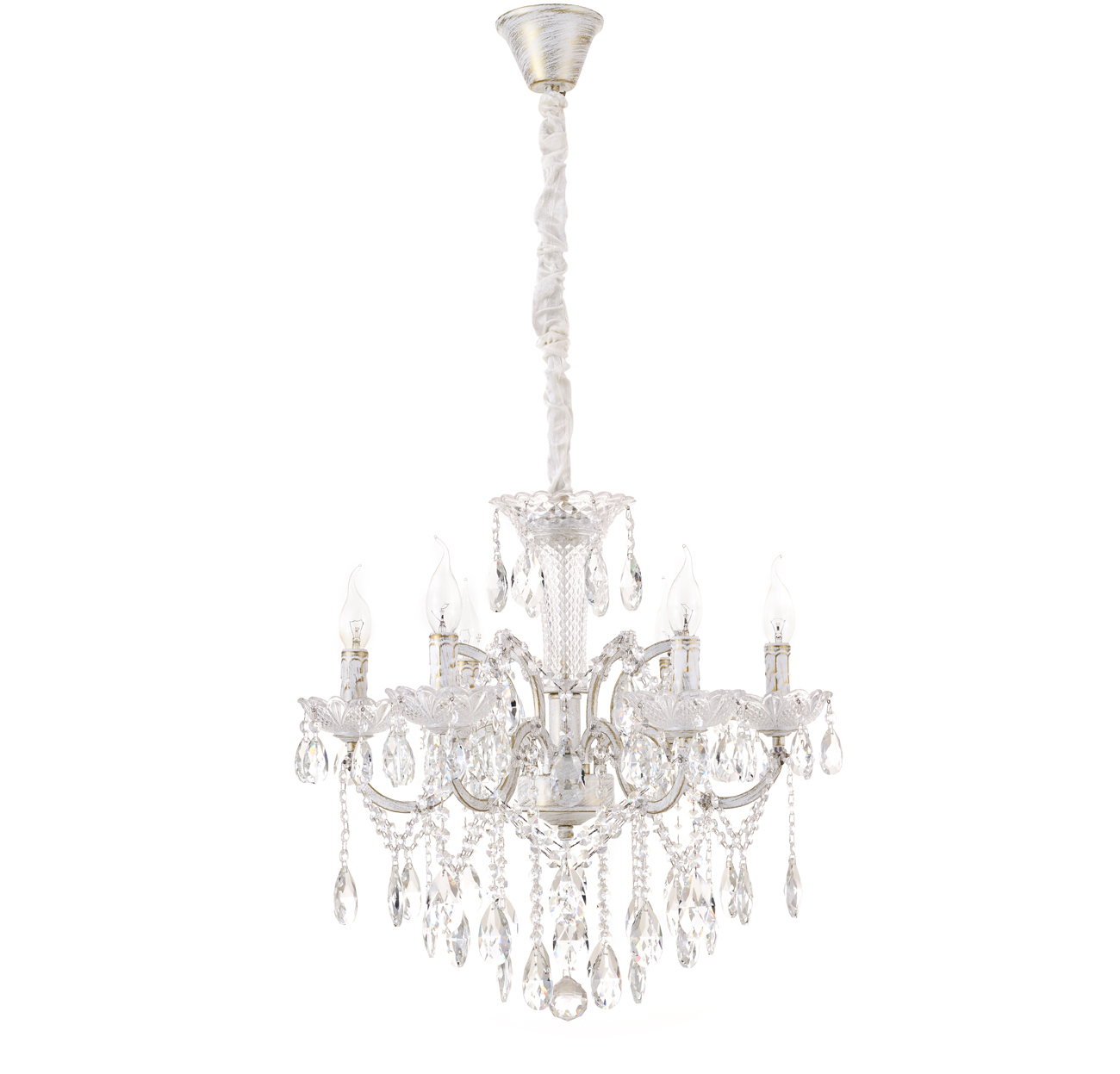 

Подвесной светильник Escada 693/6S E1460W White/Red gold