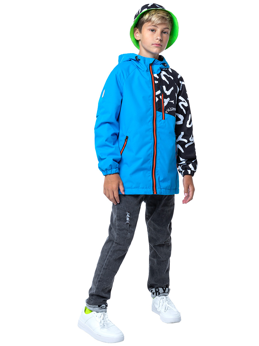 

Ветровка детская NIKASTYLE 4л2523, голубой, 158, 4л2523