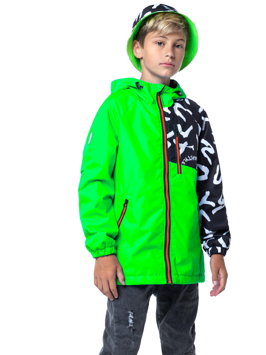 

Ветровка детская NIKASTYLE 4л2523, зеленый, 170, 4л2523
