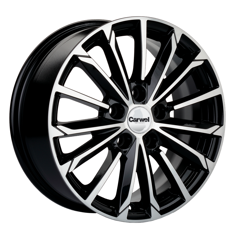 

Колесный диск Carwel Тевриз 1611 (ABT) 6.5xR16 ET40 5*114.3 D66.1, Черный