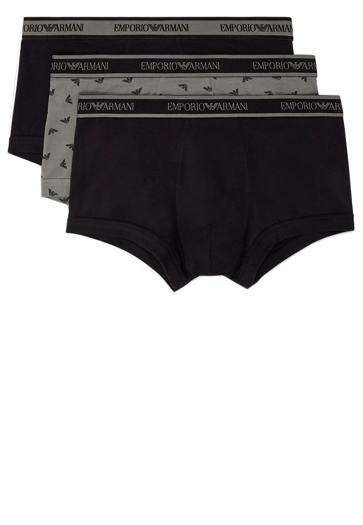 

Комплект трусов мужских Emporio Armani 134619 черных XL, 134619
