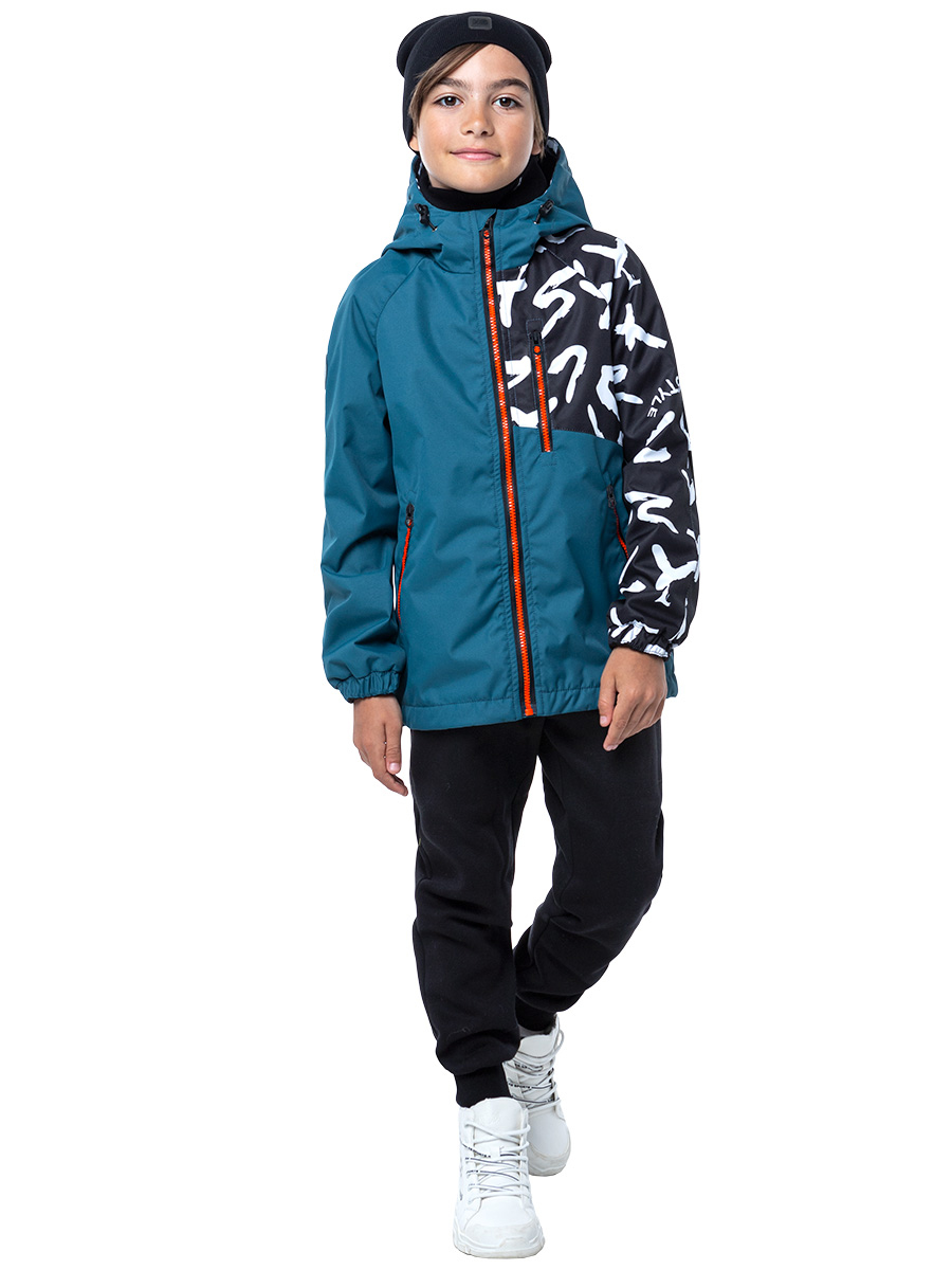 

Ветровка детская NIKASTYLE 4л2523, бирюзовый, 146, 4л2523