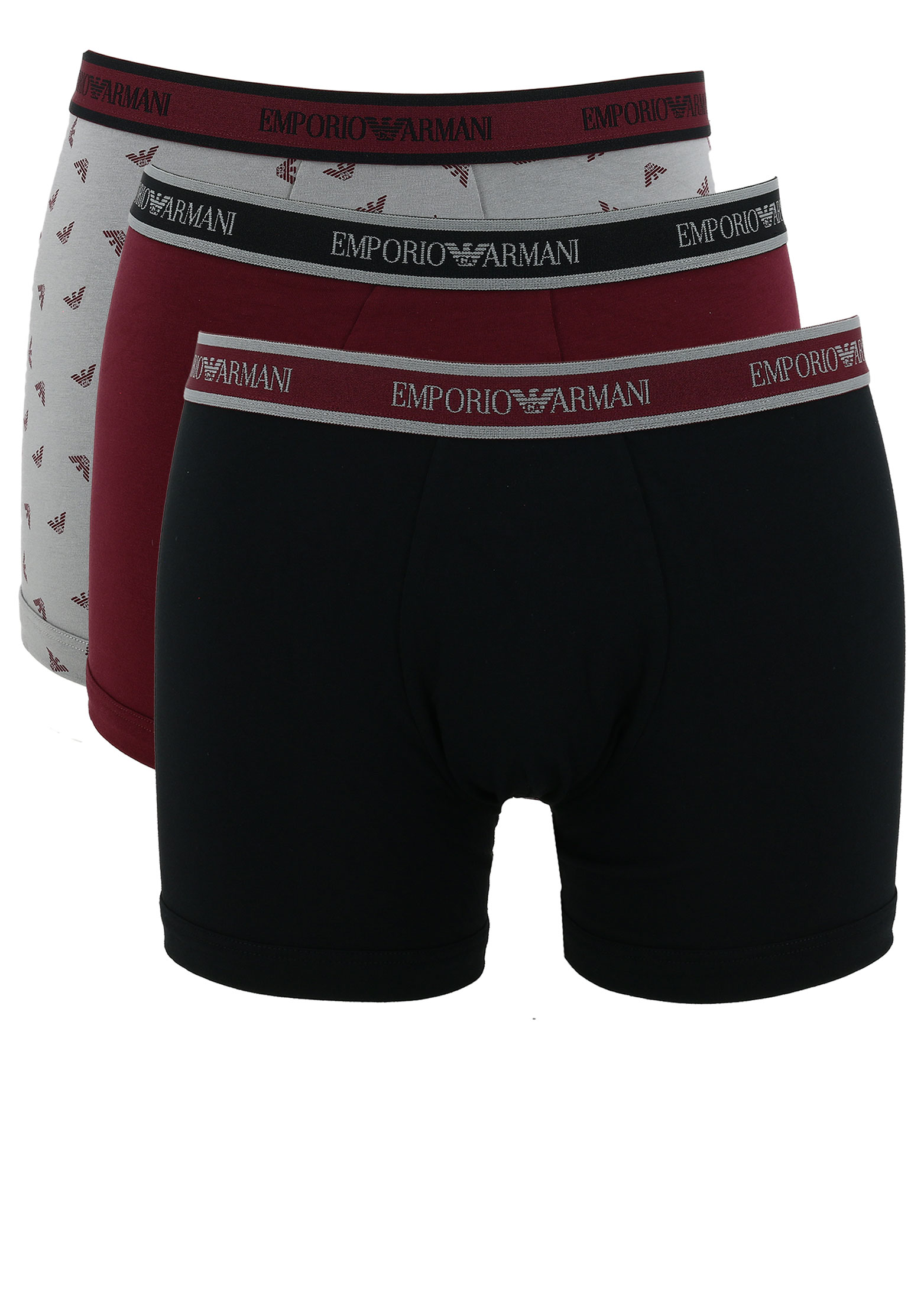 

Комплект трусов мужских Emporio Armani 134619 бордовых L, 134619