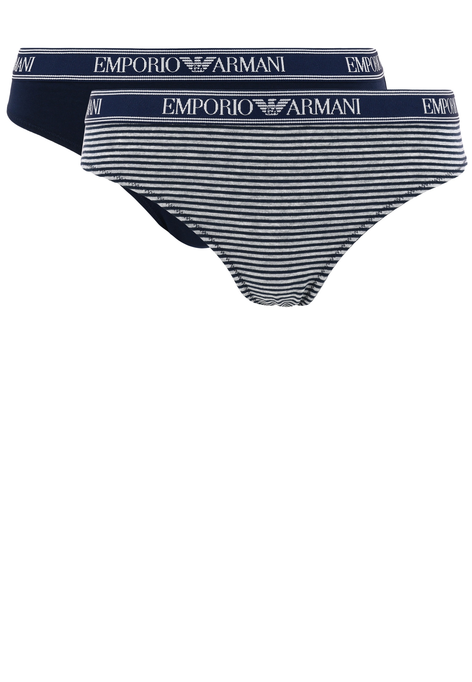 

Комплект трусов женских Emporio Armani 134600 синих M, Синий, 134600