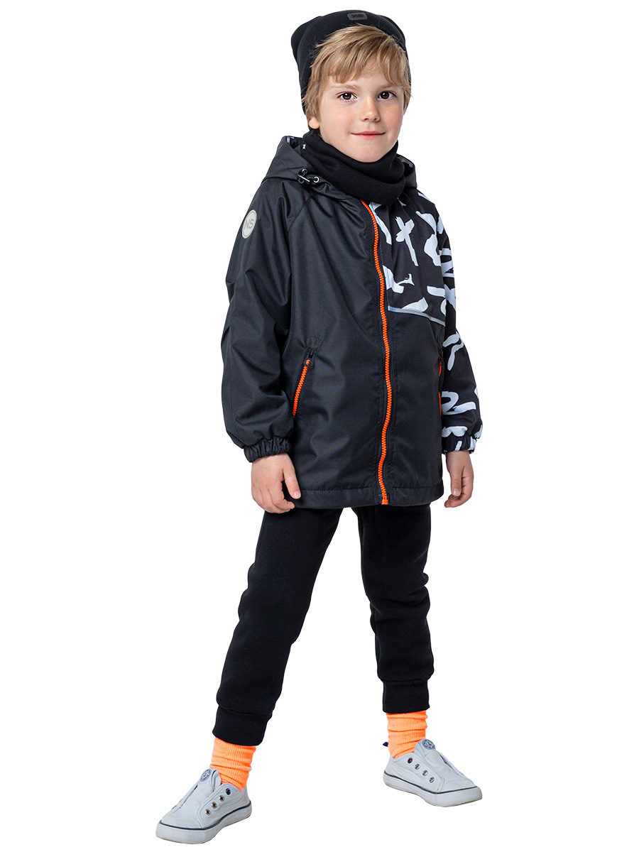 

Ветровка детская NIKASTYLE 4л2323, черный, 122, 4л2323
