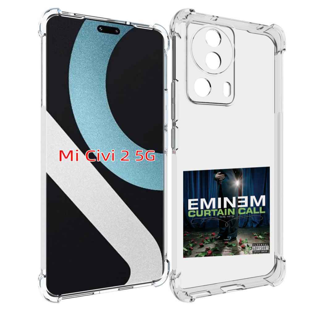 

Чехол MyPads Eminem CURTAIN CALL, THE HITS для Xiaomi Civi 2, Прозрачный, Tocco