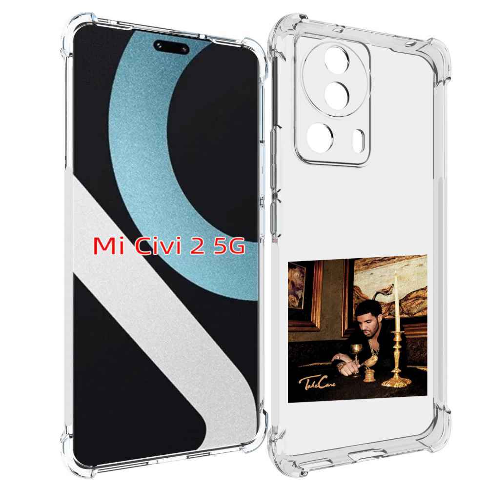 

Чехол MyPads Drake - Take Care для Xiaomi Civi 2, Прозрачный, Tocco