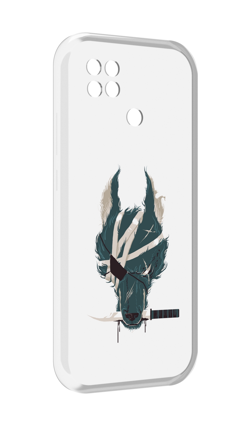 

Чехол MyPads волк-разбойник для Xiaomi Poco C40, Прозрачный, Tocco