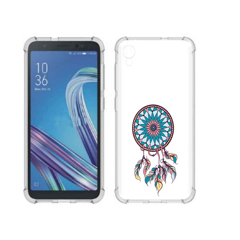 

Чехол MyPads Tocco для Asus ZenFone Live L1 (G552KL) ловец снов синий (PT113202.648.443), Прозрачный, Tocco