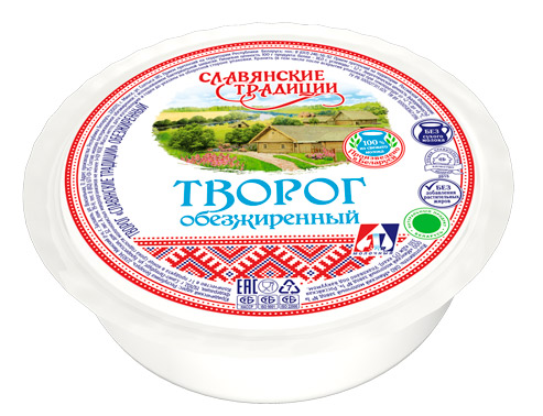 

Творог мягкий Славянские традиции обезжиренный 350 г