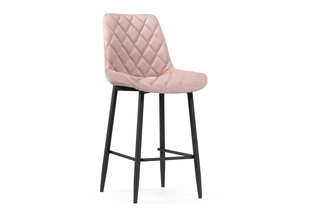 фото Полубарный стул woodville баодин к б/к розовый/черный