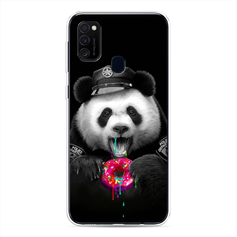 

Чехол Awog на Samsung Galaxy M30s/M21 "Панда police", Разноцветный, 29850-2