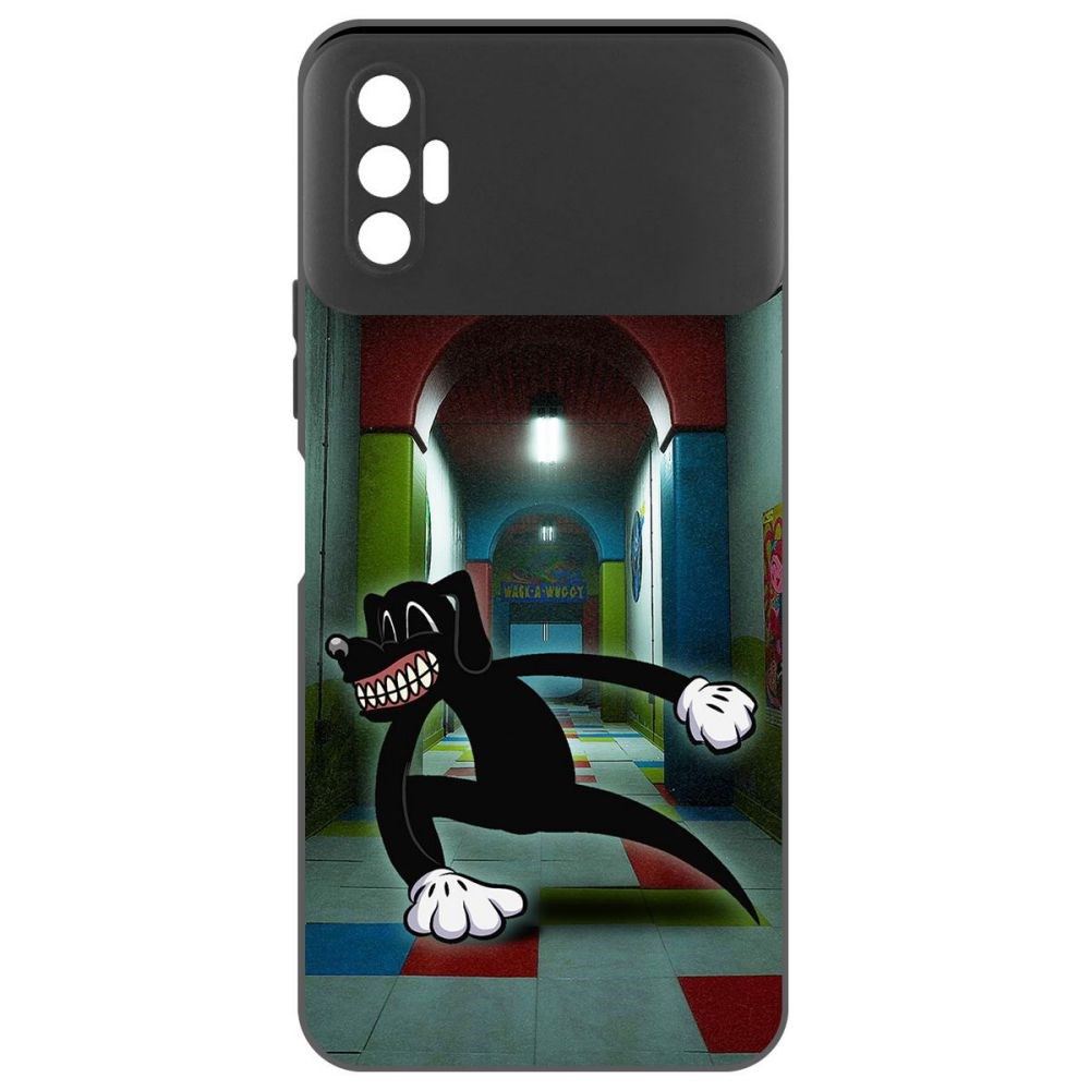

Чехол-накладка Софт Хаги Ваги - Картун Дог для Tecno Spark 8P, Черный