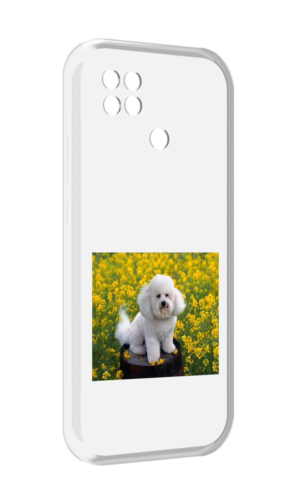 Чехол MyPads пудель белыи? для Xiaomi Poco C40