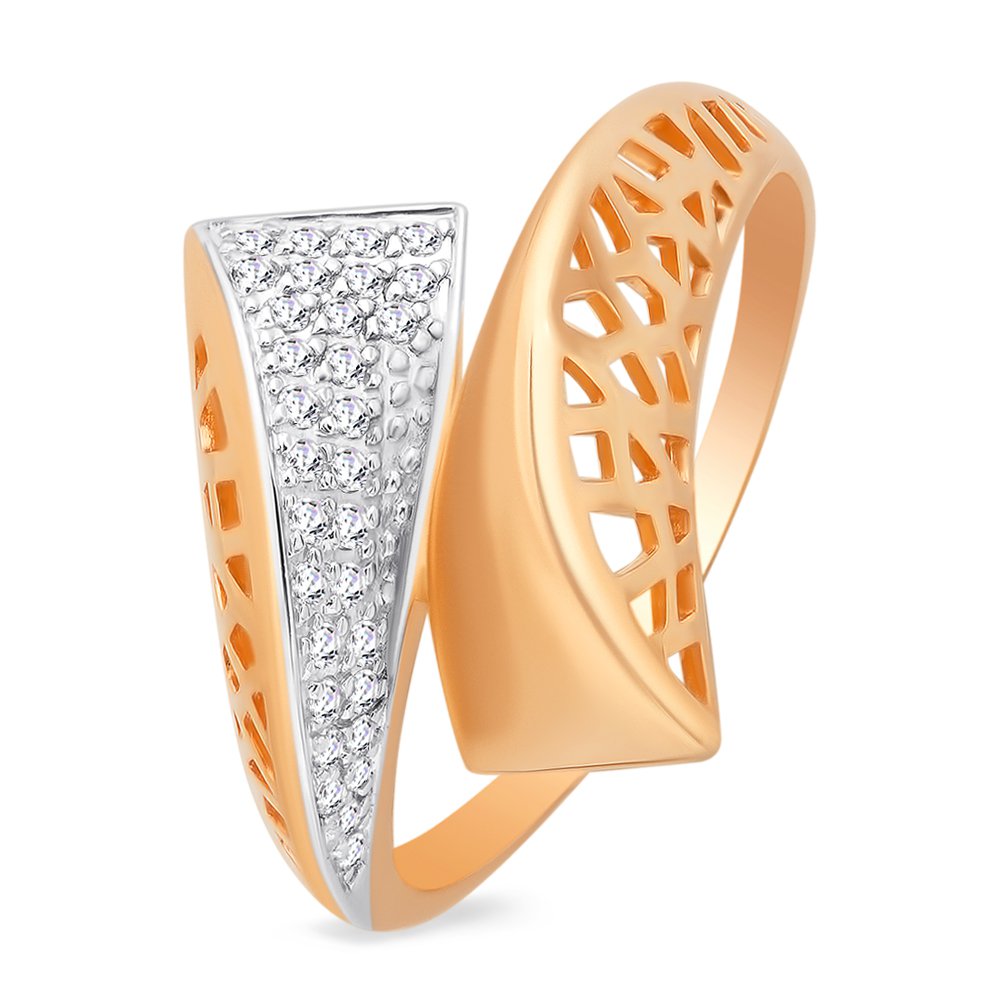

Кольцо женское из красного золота с фианитом 585Gold 301009710, р. 18,5, 301009710