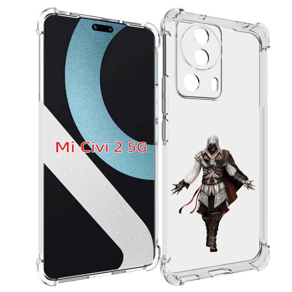 

Чехол MyPads Assassin's-Creed мужской для Xiaomi Civi 2, Прозрачный, Tocco