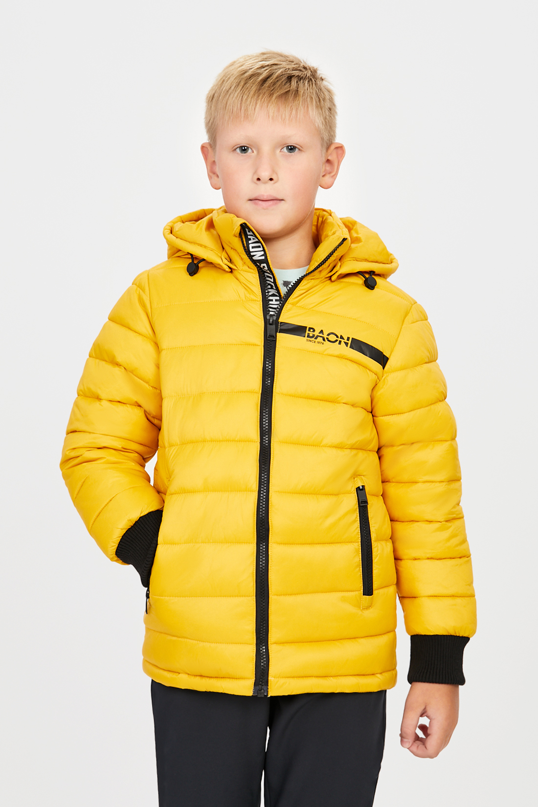 фото Куртка (эко пух) baon bk541503 цв. желтый р. 128