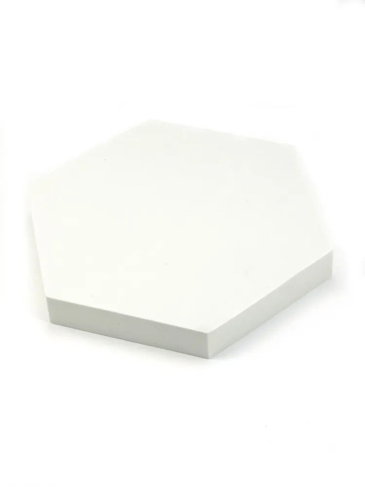 Белый шестиугольник декоративный силиконовый #ЛАКШЕРИ PHC-SHA-017
