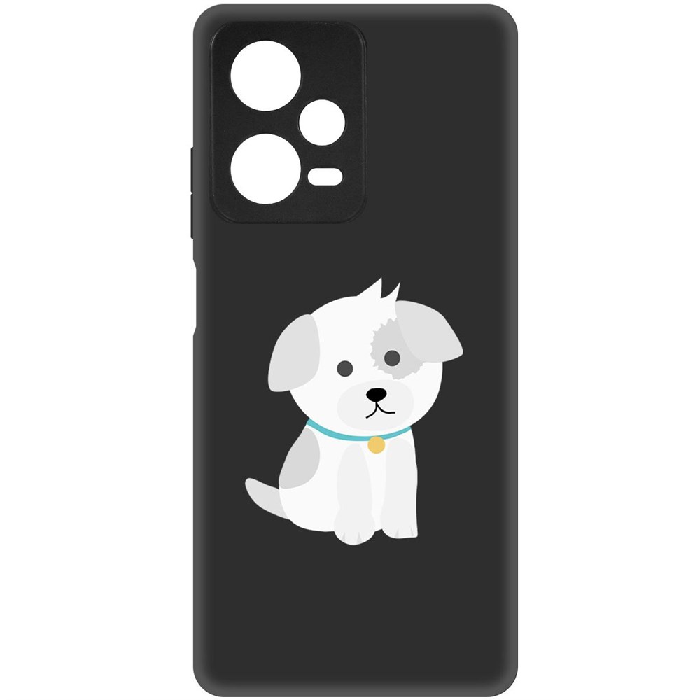 

Чехол-накладка Софт Белый щенок для Xiaomi Redmi Note 12 Pro+ 5G