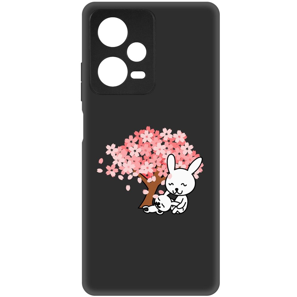 

Чехол-накладка Софт Кролики для Xiaomi Redmi Note 12 Pro+ 5G, Черный