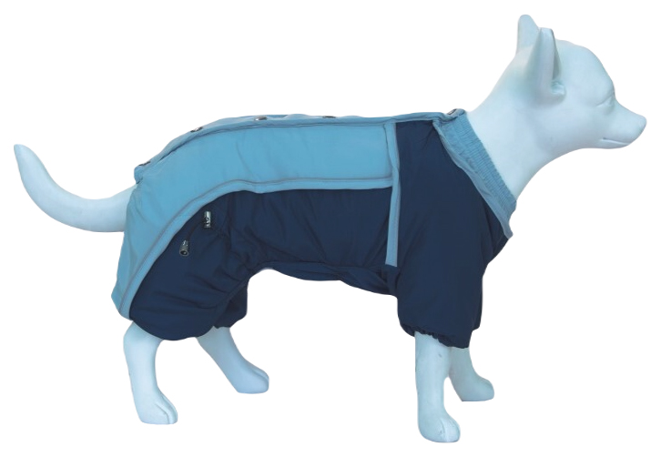 Комбинезон G.K.dog 40040уЛ, двухцветный, на кнопках со светоотражающими полосами, зима